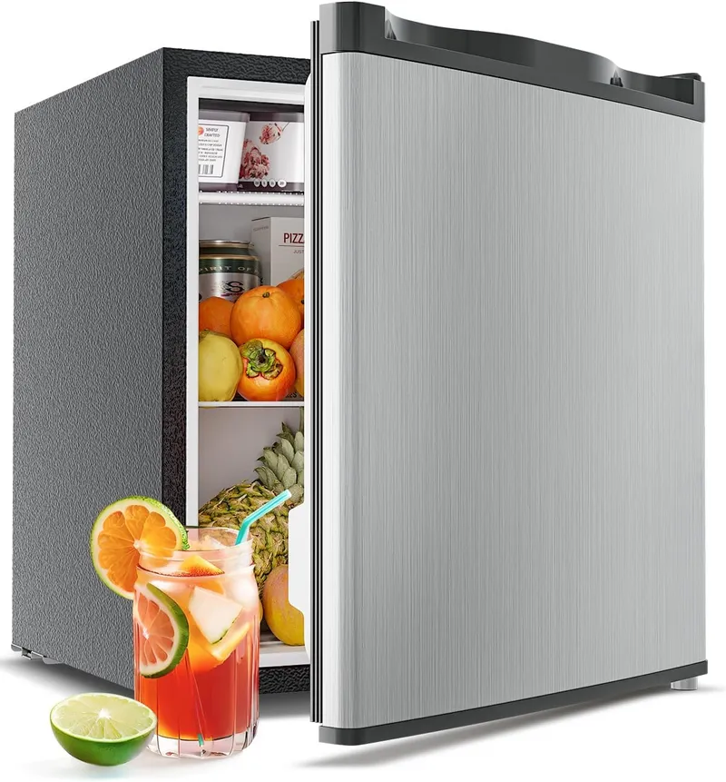 Feelfunn Mini Fridge with Freezer – 1.7 Cu.Ft