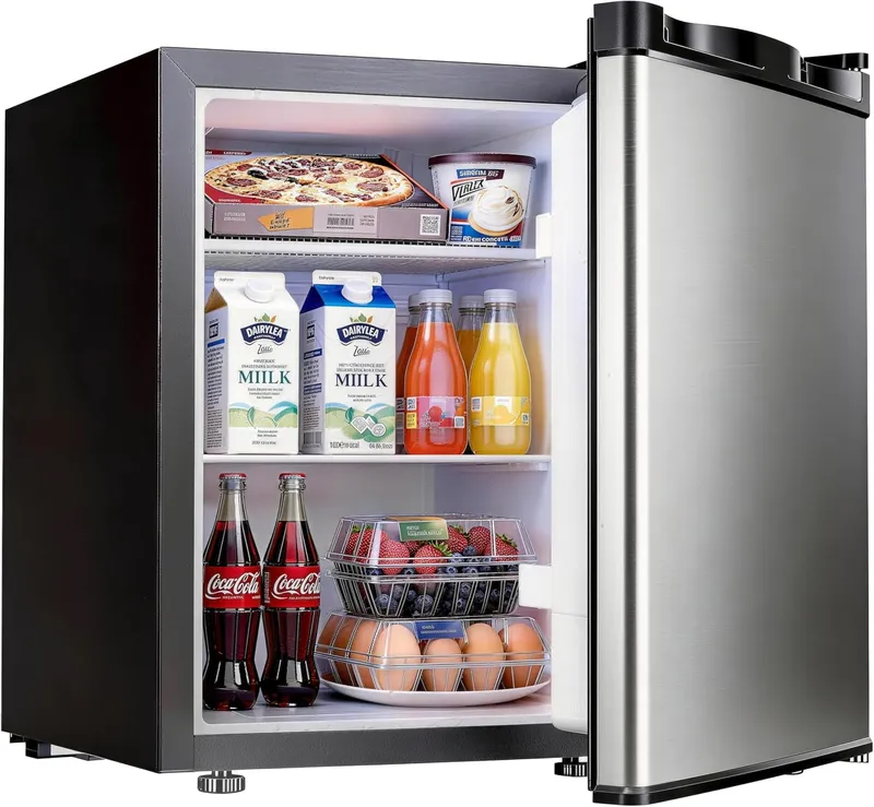 Feelfunn Mini Fridge with Freezer